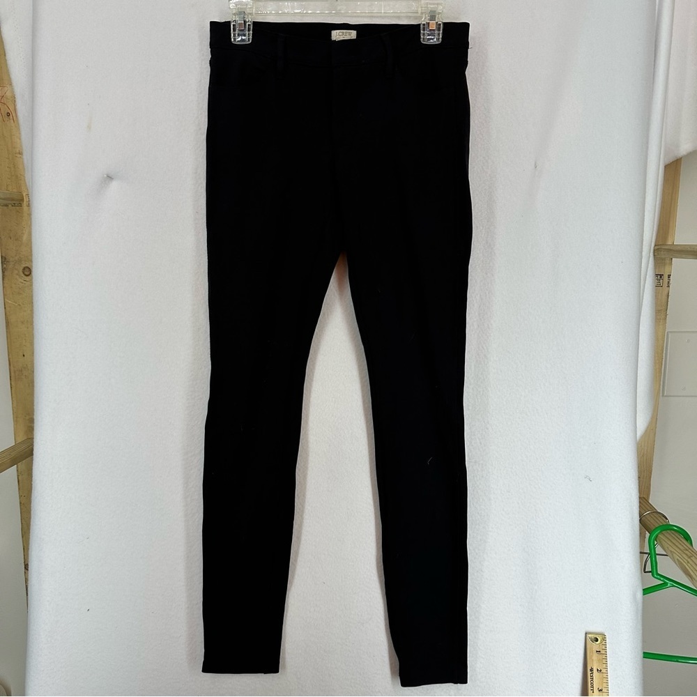 J.Crew Stretchy Skinny Pants Womans 2 Black‎